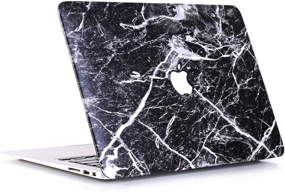 dggr Case Compatible with MacBook Pro 16 Inch (2019 Release) Protective Smooth Soft-Touch Hard Shell Laptop Case Cover for MacBook Pro 16 Inch, Black Marble
