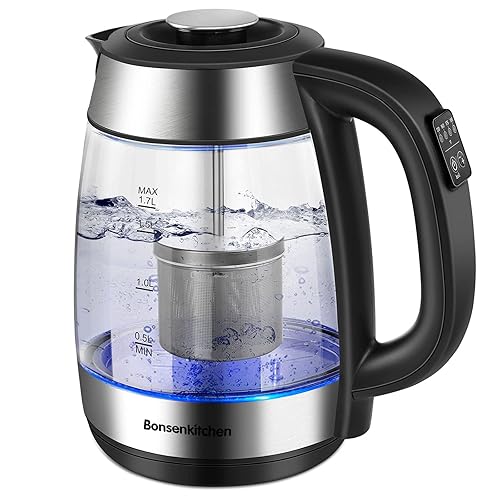 Electric Kettles with Tea Infuser, Temperature Control Tea