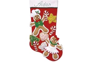 TOBIN Gingerbread Friends Felt Stocking Kit
