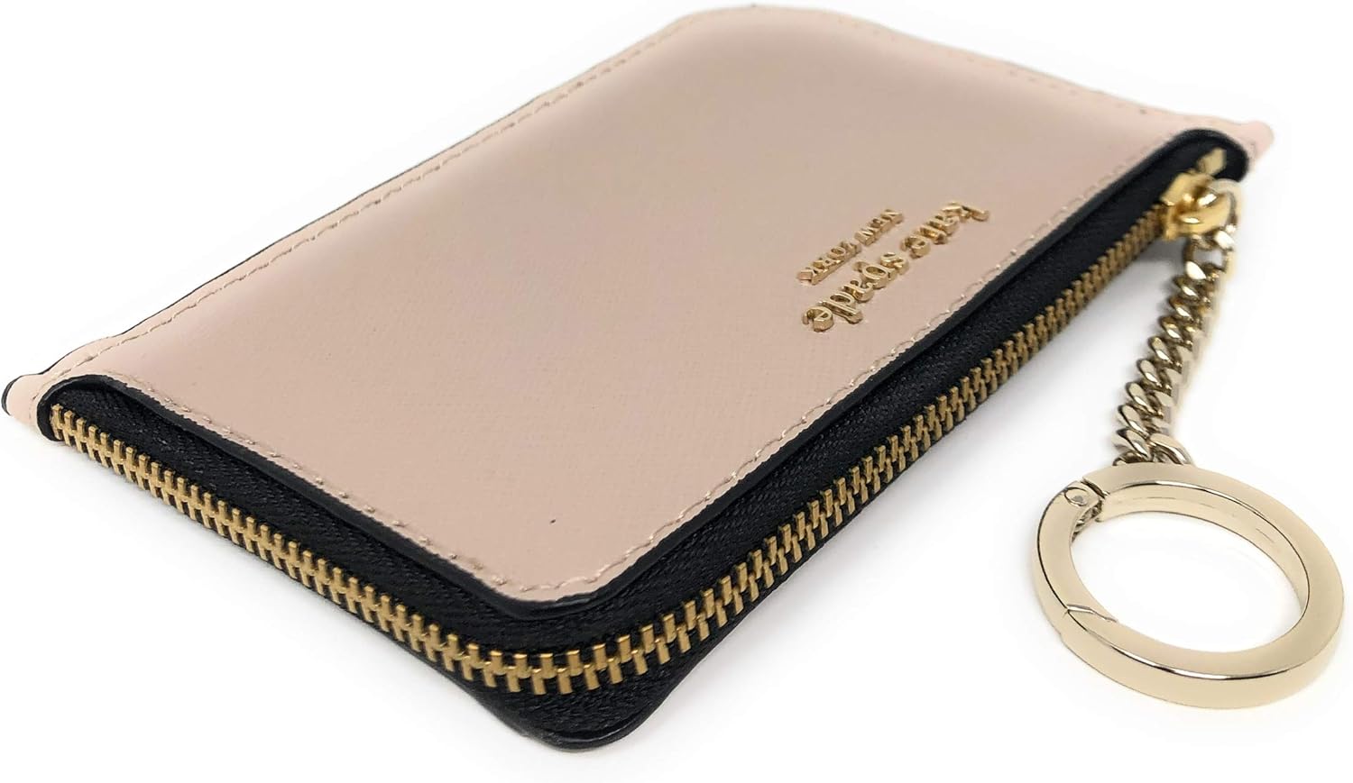 Kate Spade New York Medium LZip Card Holder Keychain Warm