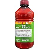 Omni Red Palm Oil 500ml (16.9 fl oz) &ndash; Authentic Red Palm Oil &ndash; Unrefined, Rich Color &amp; Traditional Flavor &ndash; Ideal for African &amp; Caribbean Cooking
