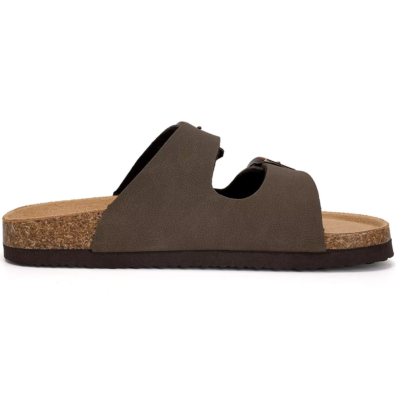 Torotto Kids Sandals Boys Girls Slide Summer Non-slip Cork Glitter Toddler Slippers with Adjustable Straps for Indoor & Outdoor