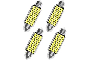 iolory 4PCS Car Interior Lights,Automotive Replacement Lighting LED Bulbs for Dome Map Reading Trunk Courtesy,Car Accessories
