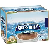 Swiss Miss No Sugar Added Hot Cocoa Mix, Made with Splenda, Milk Chocolate Flavor, 24 Single Serve Packets, 0.55 Oz Each