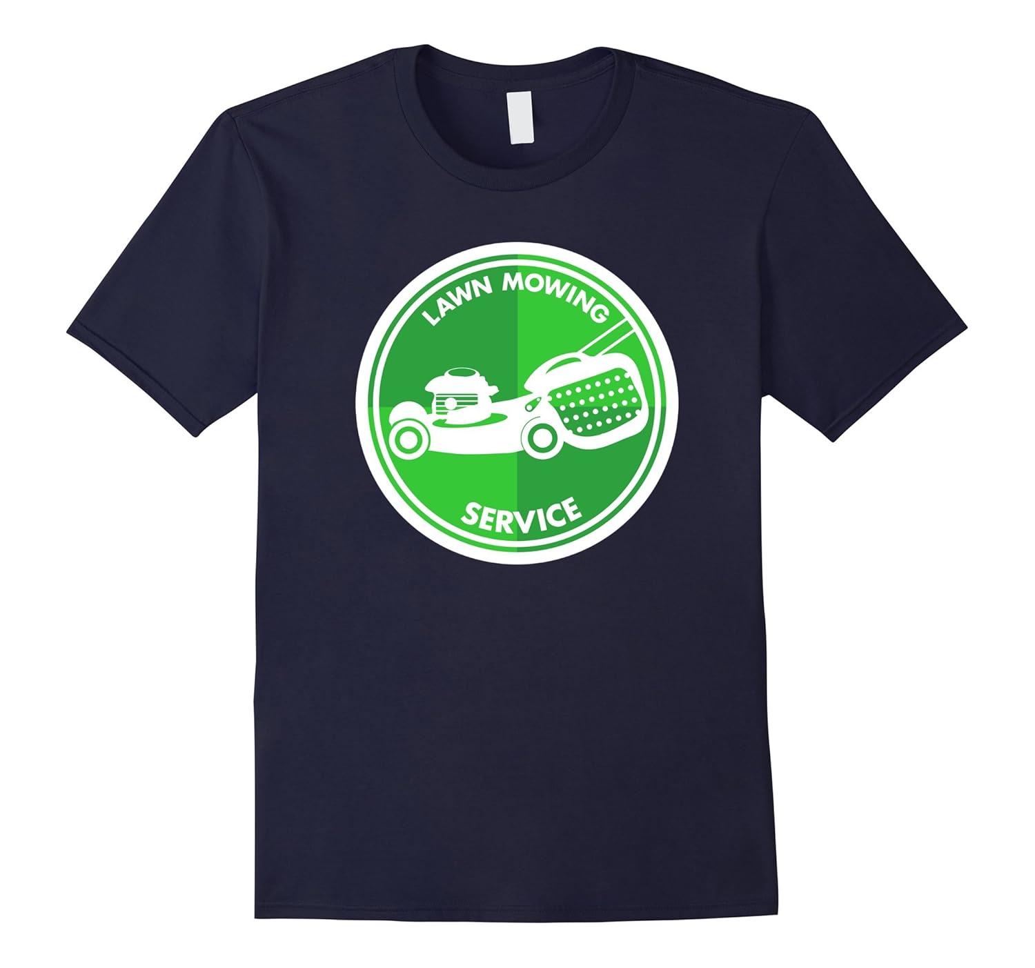 Lawn Mowing Service T-shirt-Rose