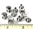 Chicago Screws 1/4" Plain 25 Pcs Np Silver