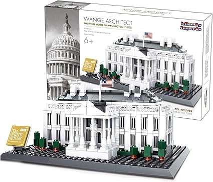 lego architecture white blocks