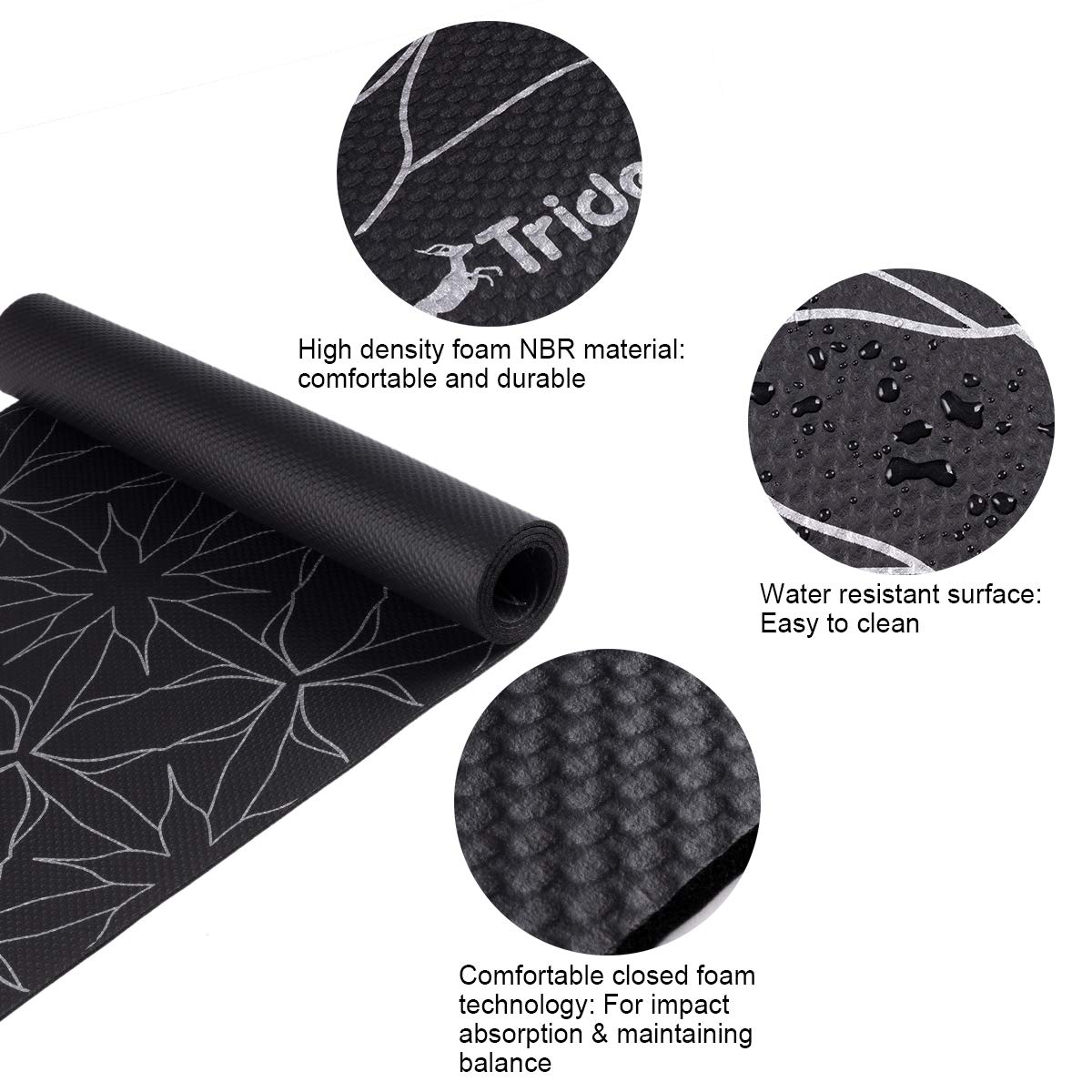 trideer yoga mat