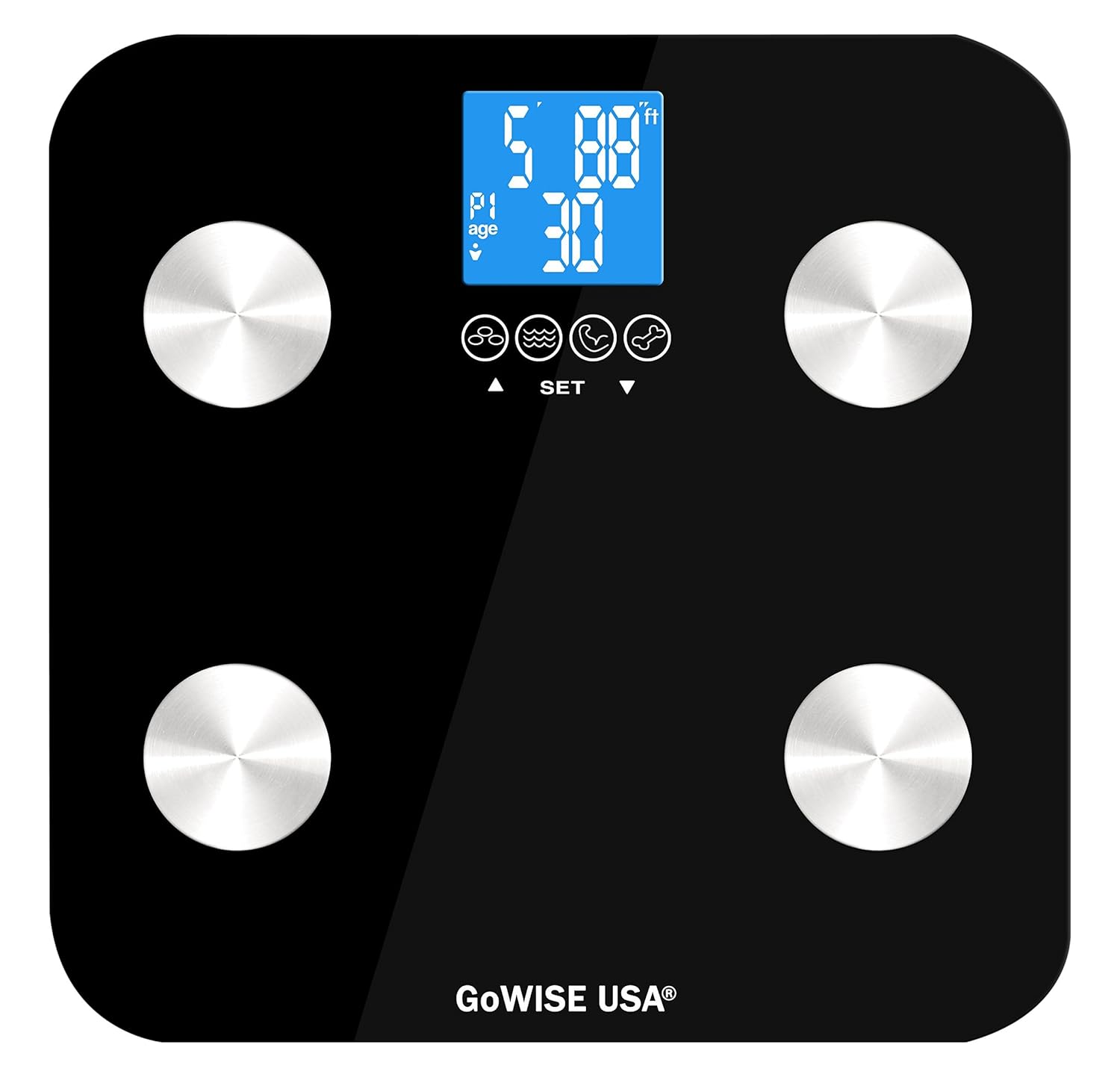 GoWISE USA Body Fat Scale with FDA approved Measures