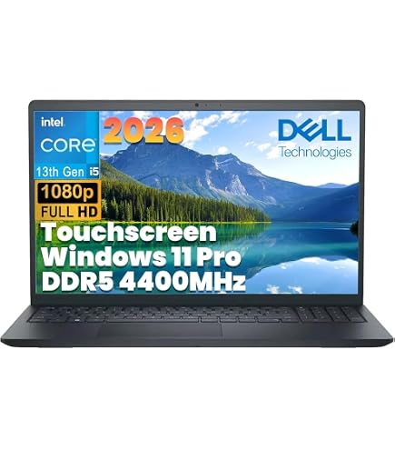 Amazon.com: Dell 15.6 Pro FHD Touchscreen Laptop, Intel Core Ultra