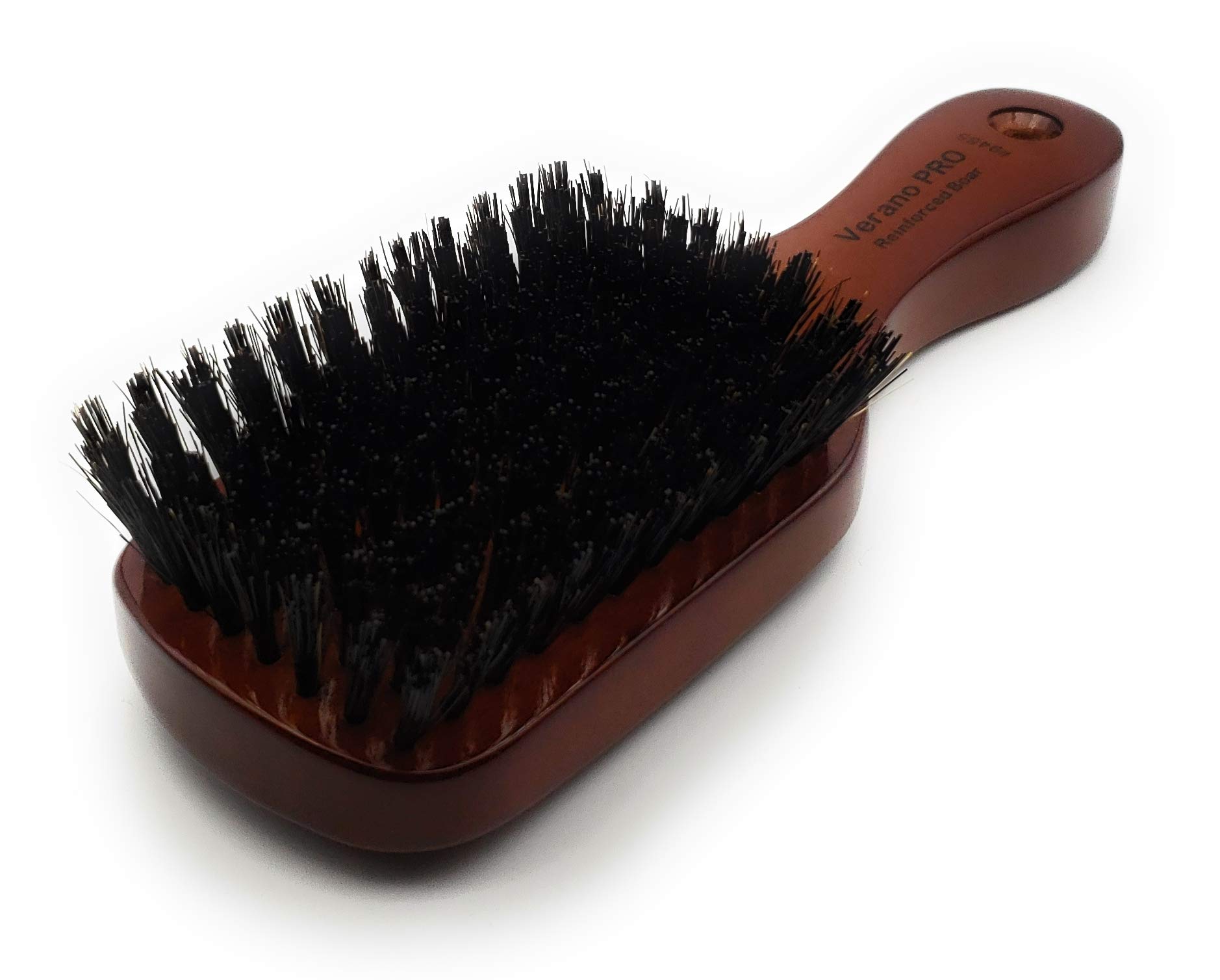 Photo 1 of Verano Pro Boar Bristle 8-Row Reinforced Club Wave Brush #9455