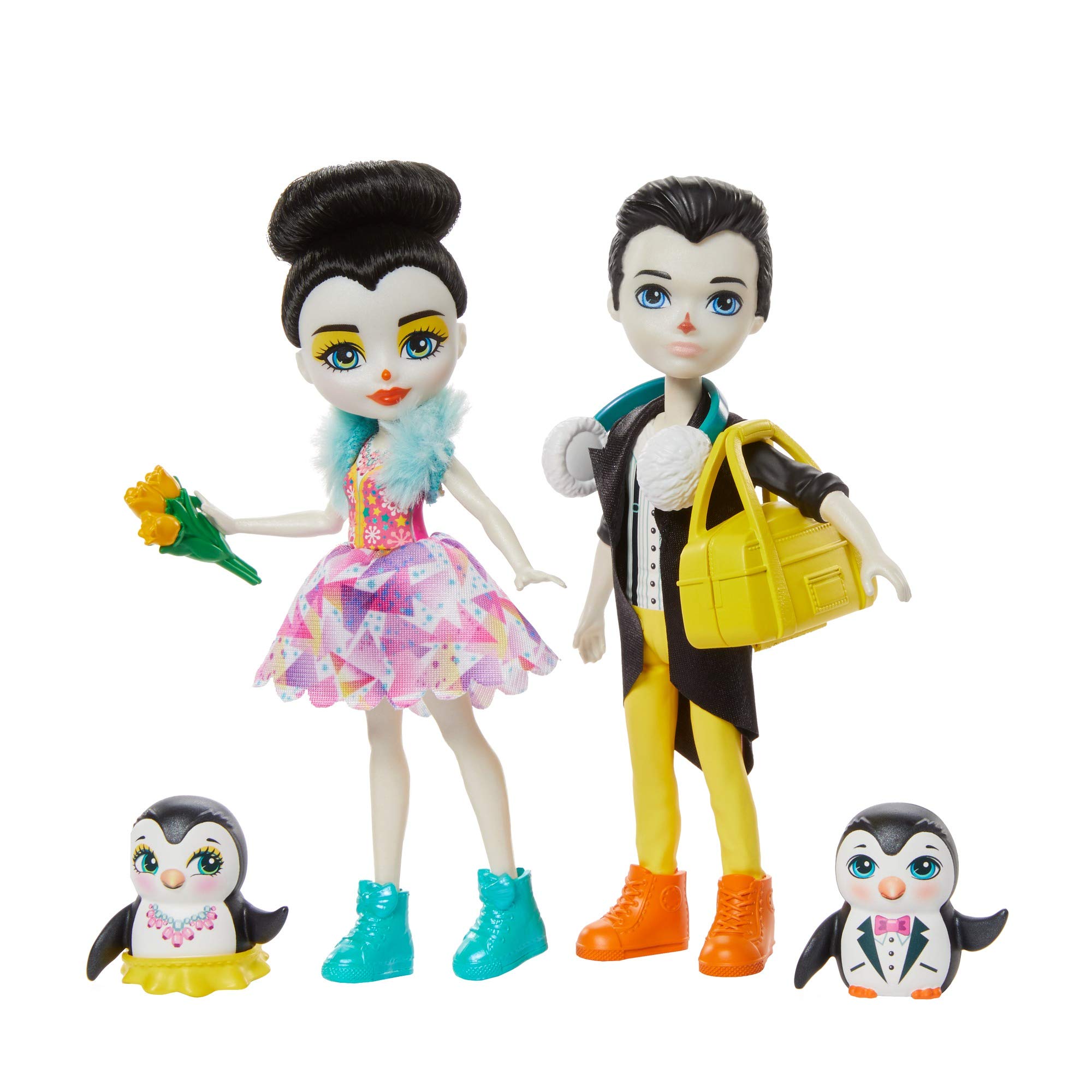 Enchantimals Darling Ice Dancers With Patterson Penguin & Tux Dolls