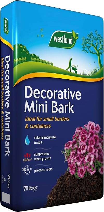 Westland 70L Decorative Bark Bed Border Weed Suppression