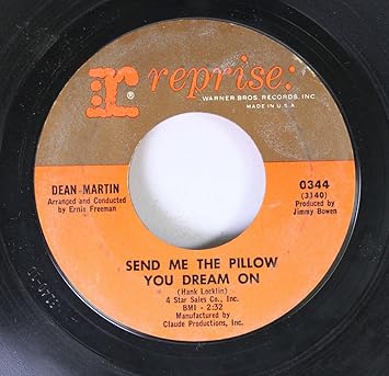 Dean Martin Dean Martin 45 Rpm Send Me The Pillow You Dream On