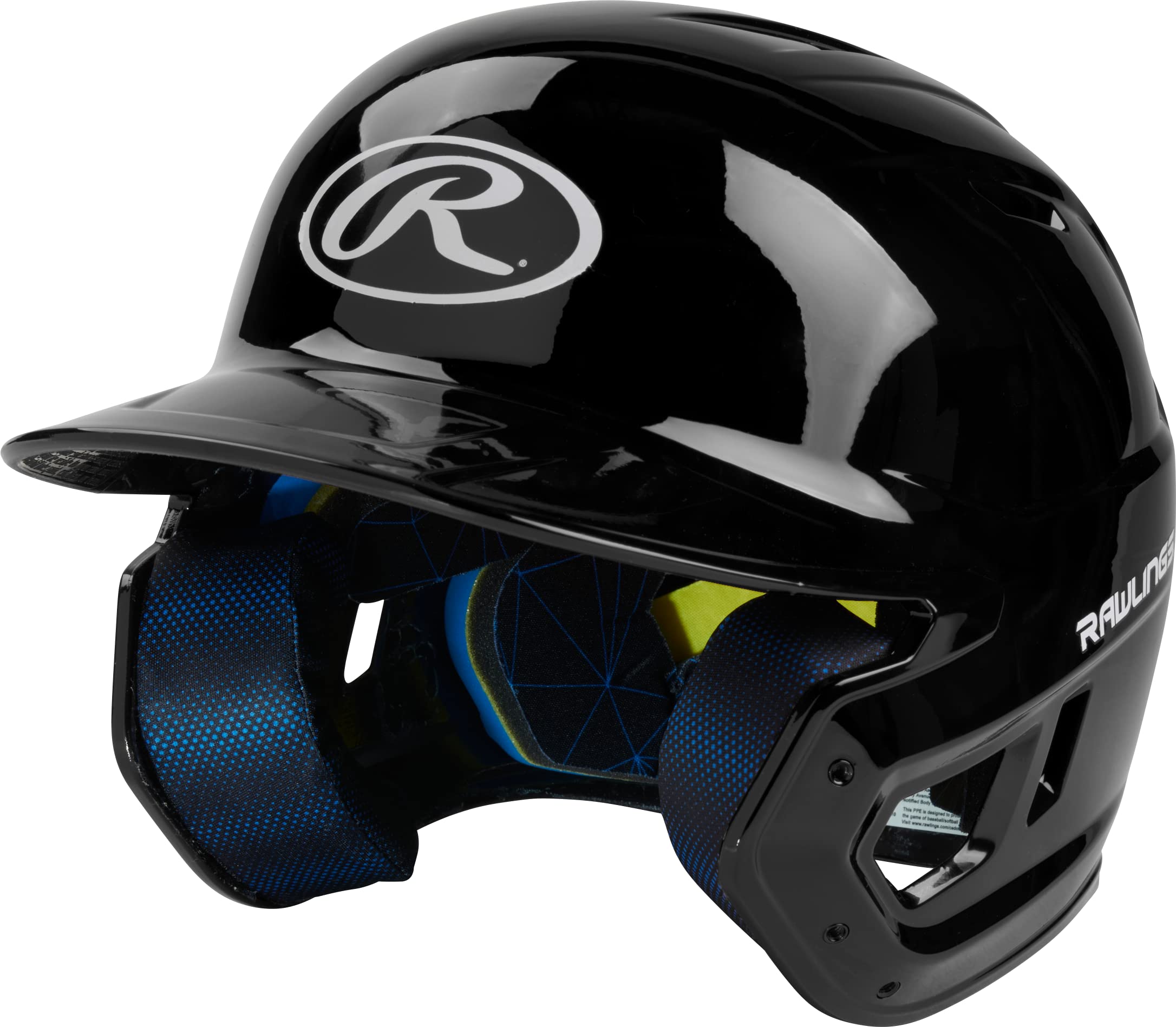 Rawlings | MACH Baseball Batting Helmet | Gloss | JR & SR Sizes | Multiple Colors