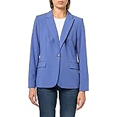 Calvin Klein Women's Stand Up Collar Open Front Structured Long Sleeve Jacket
