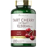 Carlyle Tart Cherry Capsules | 200 Pills | Max Potency | Non-GMO, Gluten Free | Tart Cherry Juice Extract