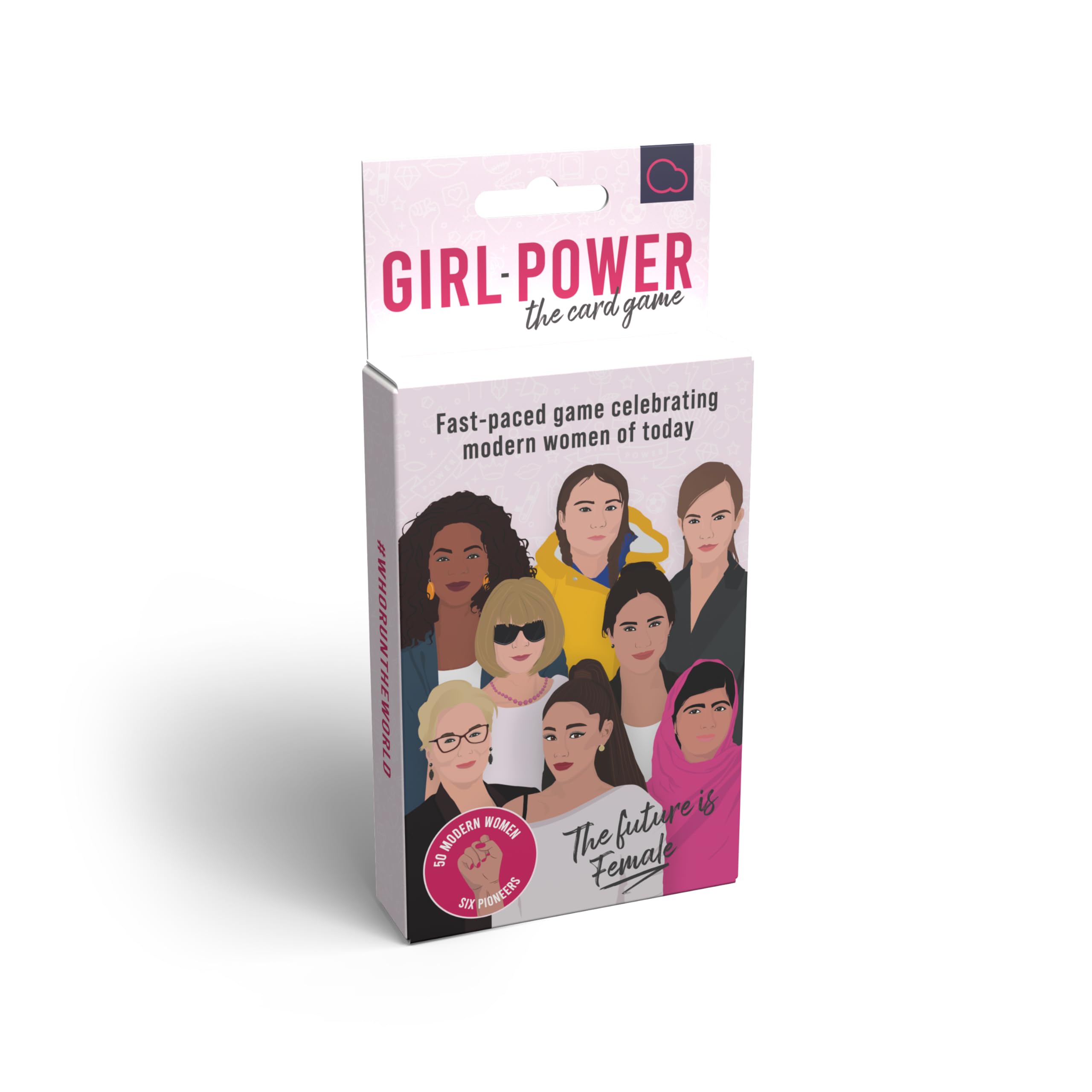 Bubblegum Stuff Girl Power Game - Feminist Card Game - Collect Sets & Snatch Pioneers - Fast & Fun Game for Family - Empowering Fun for All Ages - Great Gift!
