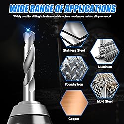 1/4" Drill Bits Solid Carbide Drill Bits, Tungsten