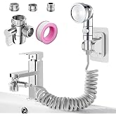Roscid Sink Faucet Sprayer Attachment Set G1/2 Shower Head with 9.8ft Hose