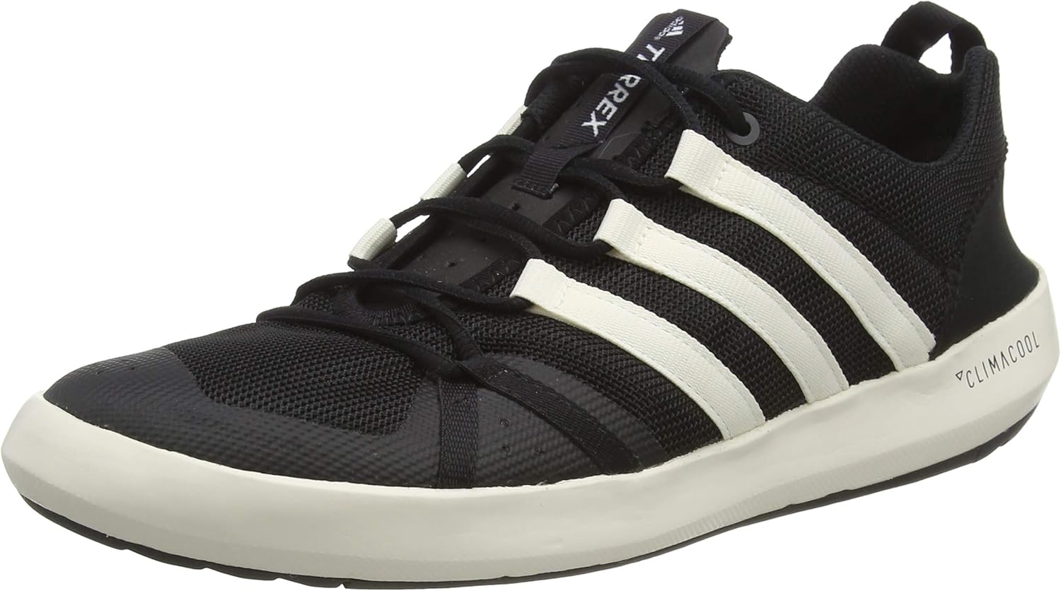 adidas Men's Terrex CC Boat Low Rise Hiking Shoes, Black (Core Black/Chalk White/Core Black), 8. 