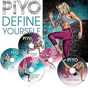 ZONEV PiYo Base Kit 5 DVDs Workout with Exercise Videos & Fitness Tools and Nutrition Guide