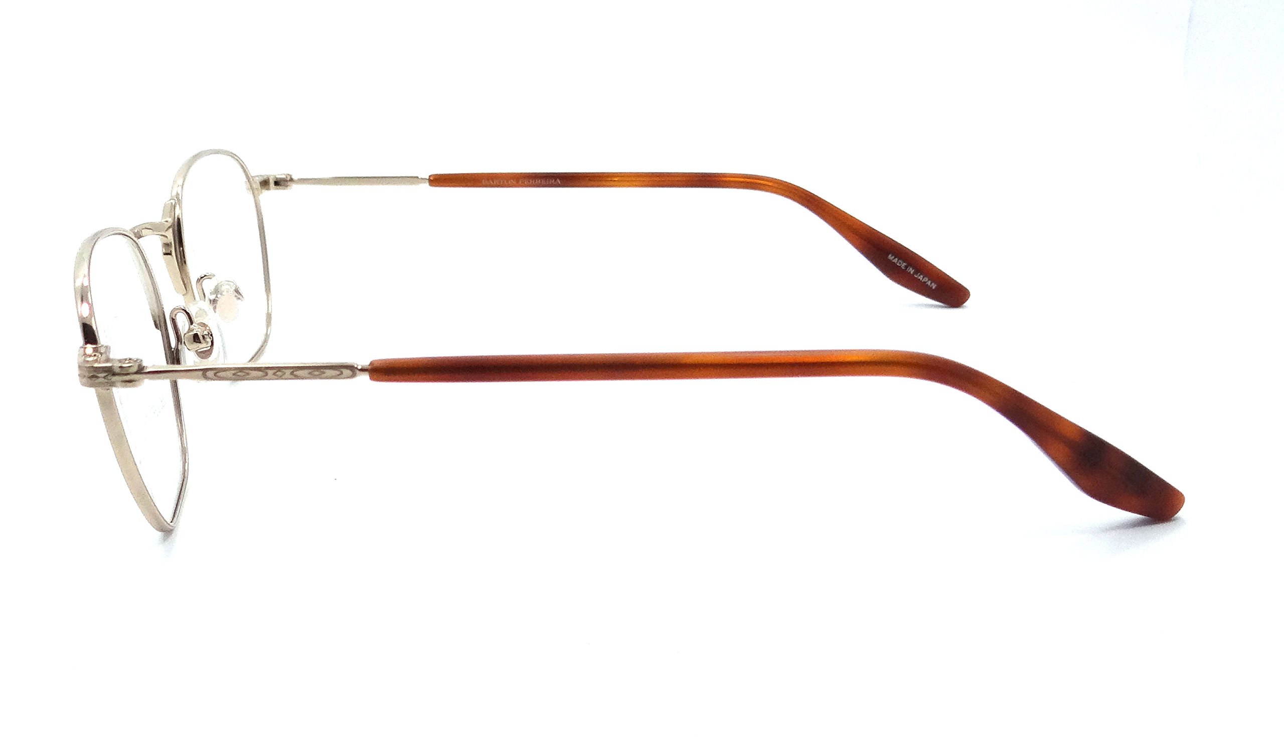 Barton Perreira Rx Eyeglasses Frames Ginsberg 46x21 Gold Made In
