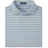 PETER MILLAR Men's Crown Crafted Blue Frost Octave Performance Jersey Polo XXL