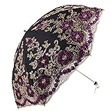 Honeystore Wedding Lace Sun UV Parasol 2 Folding 3D