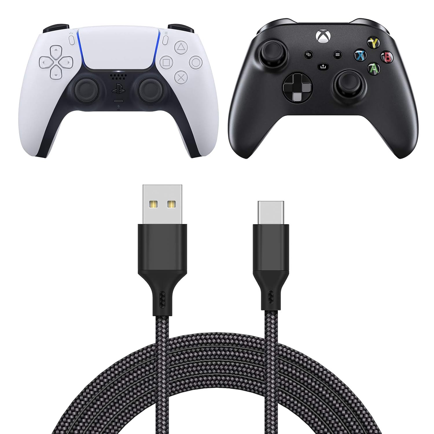 Cable de carga para Xbox Series X/Series S, cable de carga rápida USB