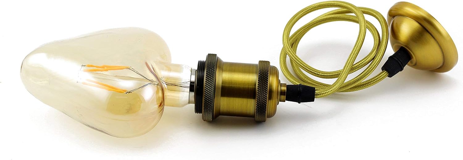 LED 4W E27 Filament Bulbs, Vintage LED Lighting 4W Edison Hot 3000K Heart, Lemon Tree - Image 4