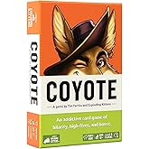 Exploding Kittens Coyote Created by Tim Ferriss | Perfect for Family Fun, Game Night, and Travel | 3-8 Players, 10 Mins, Ages 10 and Up