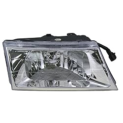 TRQ Driver & Passenger Side Headlight Assembly Set