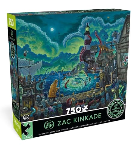 Amazon.com: Ceaco - Zak Kinkade - Halloween at Horror Harbor Glow
