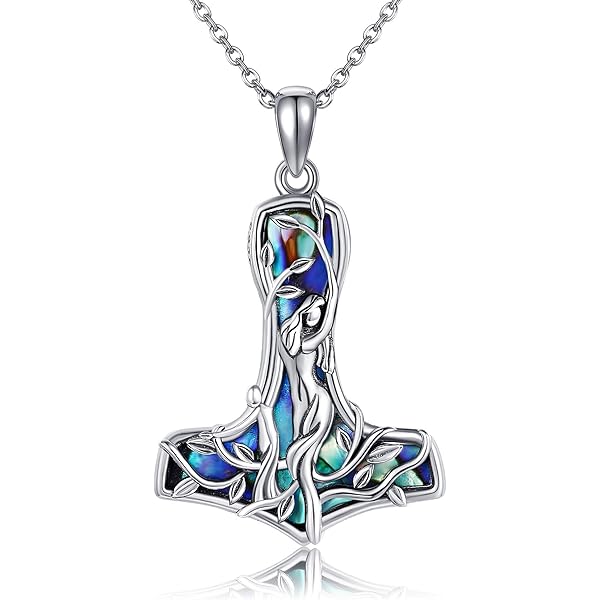 Thor's Hammer Mjolnir Pendant Norse Viking Celtic 925 Sterling