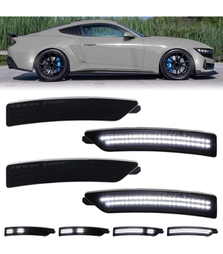 Linskip Back Seat Console Organizer For Ford Mustang Ecoboost, GT, Dark Horse 2024 2025 2026 , Storage Box Between Rear Seat And Center Console For Mustang Interior Accessories(Black