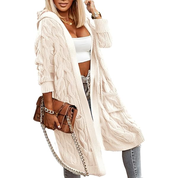 Amazon.com: Aoysky Womens Long Cardigans Cable Knitted Open Amazon.com: Aoysky Womens Long Cardigans Cable Knitted Open