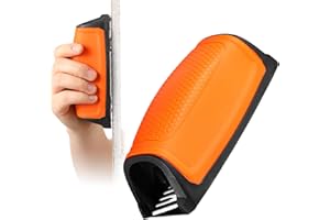 Lasnten Drywall Rasp 5-1/2 Inch Blade Drywall Cutting Tool Bi-Directional Teeth & In-Handle Dust Collection Pocket Size Professional Construction Finishing Tool for Wall and Ceiling