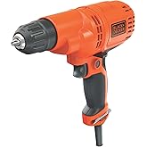 BLACK+DECKER Corded Drill, 5.5-Amp, 3/8-Inch (DR260C)