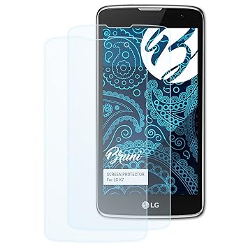 Bruni Schutzfolie für LG K7 / Tribute 5 Folie, glasklare Displayschutzfolie (2X)