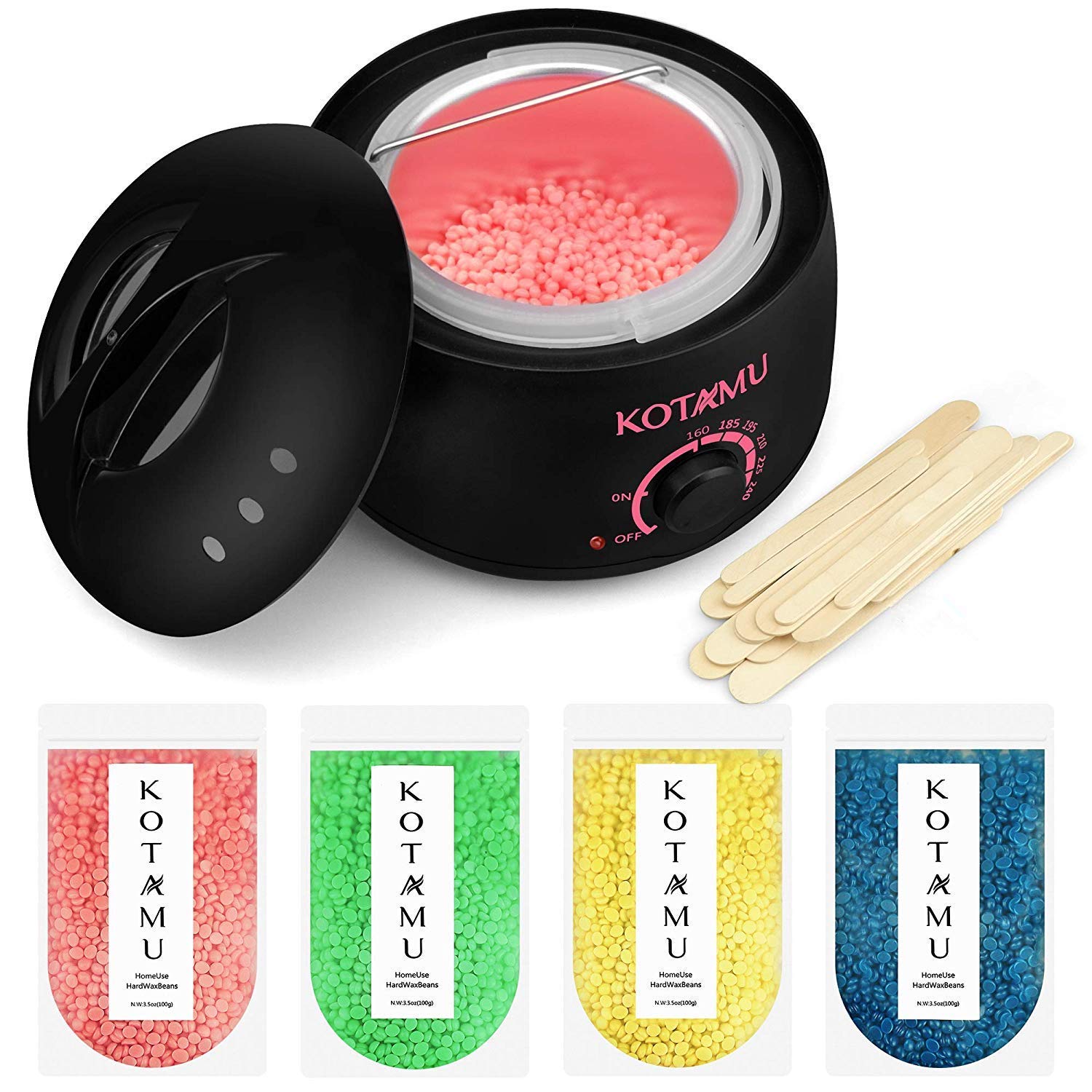 Buy Kotamu Waxing Kit For Women Men Painless Wax Hair Removal Kit