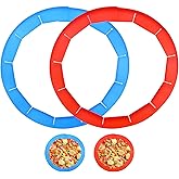 Adjustable Silicone Pie Crust Shield, 2 Pack Pie Crust Covers for Edges of Pie,Pie Crust Protector Baking Pie Ring Kitchen To