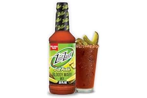 Zing Zang Dill Pickle Bloody Mary Mix, Non-Alcoholic Cocktail Mixer, 32 Fl Oz Bottle (Pack of 1) | Dill-icious Bloody Mary Mixer