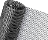 Flintronic Fly Screens for Windows 120x250cm Fiberglass Insect Mesh Black