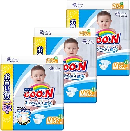 Amazon テープ Mサイズ グーン 6 11kg 246枚 枚 3 ケース販売 グーン おむつ