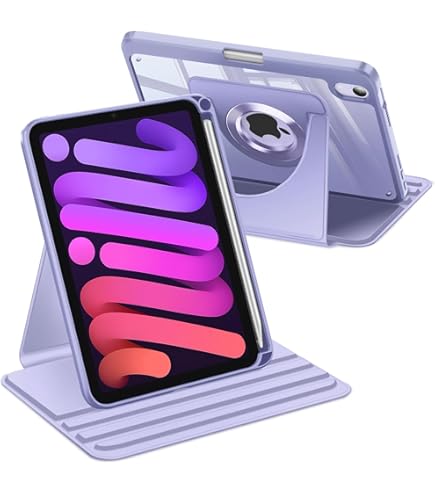 Amazon.com: JETech Rotating Case for iPad mini (A17 Pro, 2024