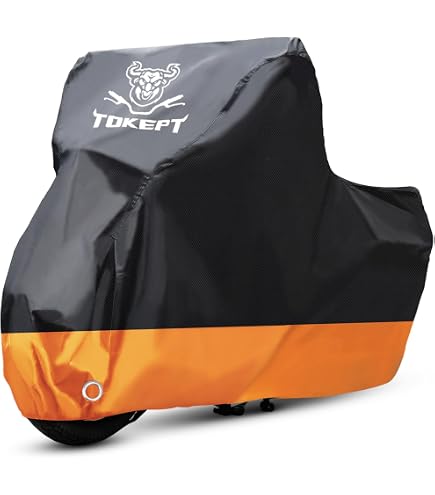 Amazon Protection Clear Heavy Duty Motorcycle Cover – Waterproof Capsule Style For Harley & Big Bikes