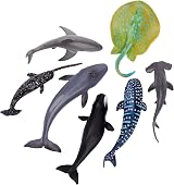 TOYMANY 24PCS Mini Sea Animals Figures Realistic Ocean Figurines Cake Topper view 2