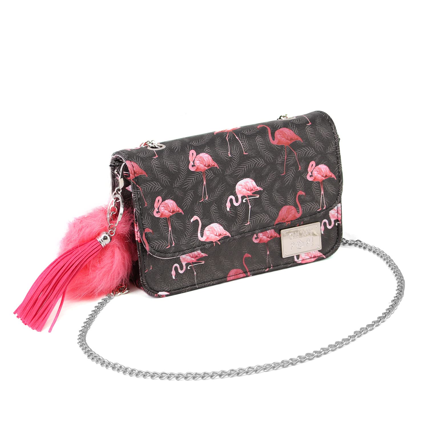 Oh My Pop! Flaminpop-Satchel Chain Shoulder Bag, Multicolour, 20 x 13.5 cm
