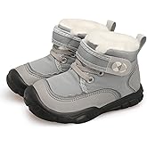 Centipede Demon Toddler Boots Boys Girls Winter Boots Waterproof Fleece Kids Snow Boots Faux Fur Booties Warm Walking Shoes for Indoor Outdoor